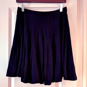 Black flowy skirt